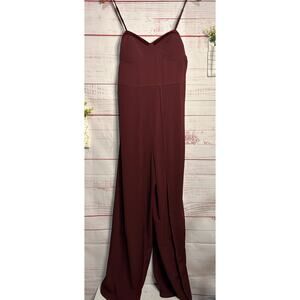 New B.O.G Collective White Floral Print Wide Leg Jumpsuit | XL